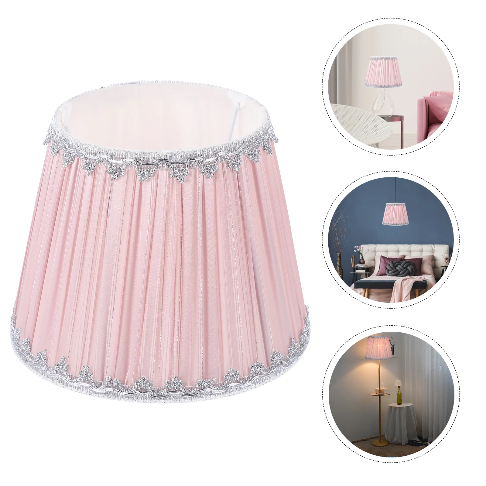 

Lamp Shade Shades Cloth Table Lampshade Royal Light Cover Fabric Drumchandelier Lamps Design Wallcovers Floor Replacementbulb