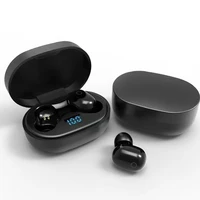 new bluetooth earphone wireless headphones tws stereo headset bass music earbuds waterproof sports noise hd mic for smart phone