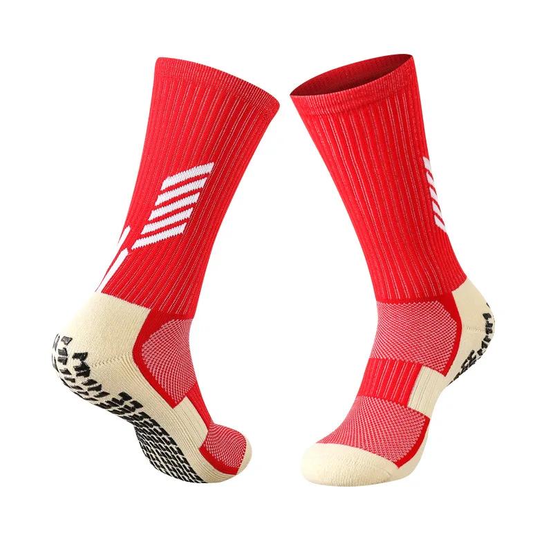 Glue Soccer Socks for Men's Training Tube Anti-slip Socks for Women Thickened Towel Bottom Professional Sports Socks