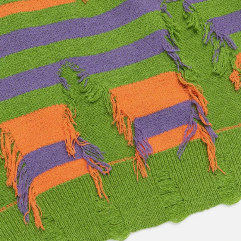 y2k2024 осенне-зимний теплый вязаный свитер в стиле Харадзюку уличная одежда