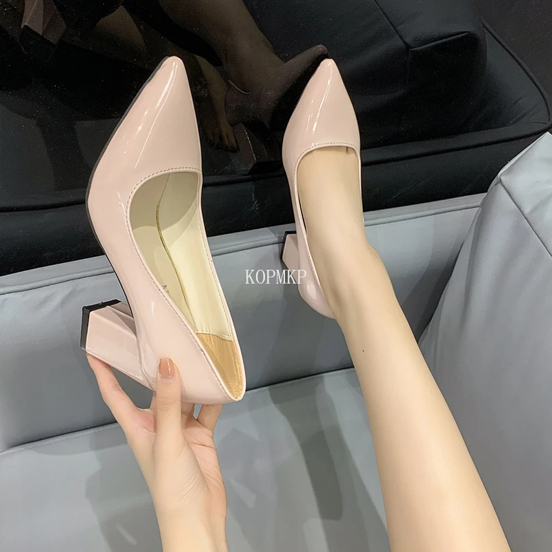 

New Green High Heels Pumps Pointed Toe Slip on Women High-Heeled Shoes Sexy Ladies Stripper Heels Shoes Ladies Dress Shoes 33-45