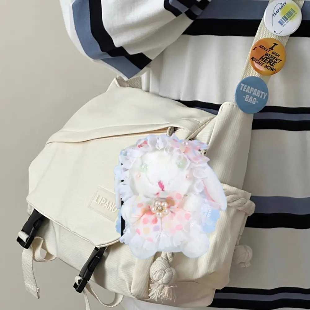 Плюшевые игрушки кролика брелок мягкий мультяшный кролик плюшевая кукла кулон