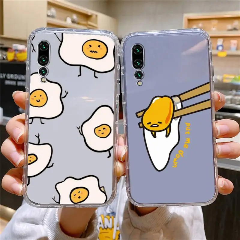 

Cute Lovely Lazy Egg Phone Case For Xiaomi 11 Redmi Note 11pro5G 8T 9A 9S 12S K30 10T Pro Ultra K40pro Transparent Case