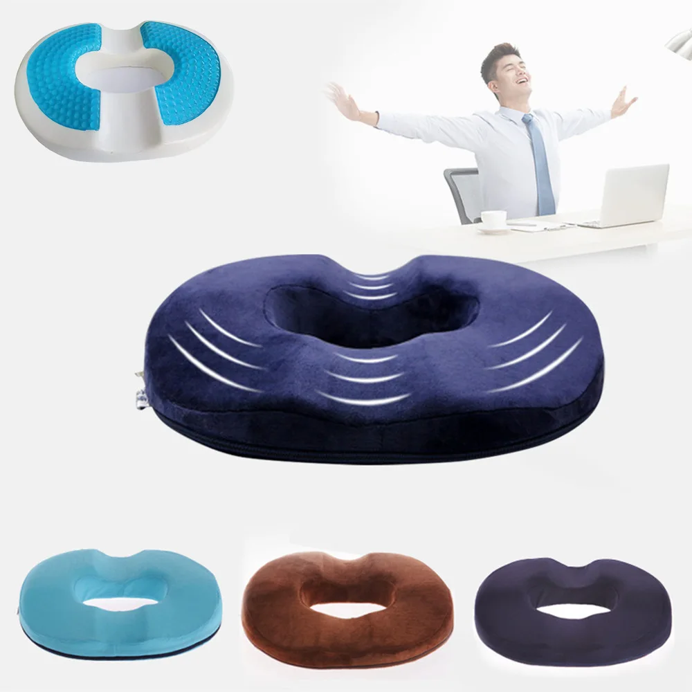 

1PCS Donut Pillow Hemorrhoid Seat Cushion Tailbone Coccyx Orthopedic Medical Seat Prostate Chair for Memory Foam