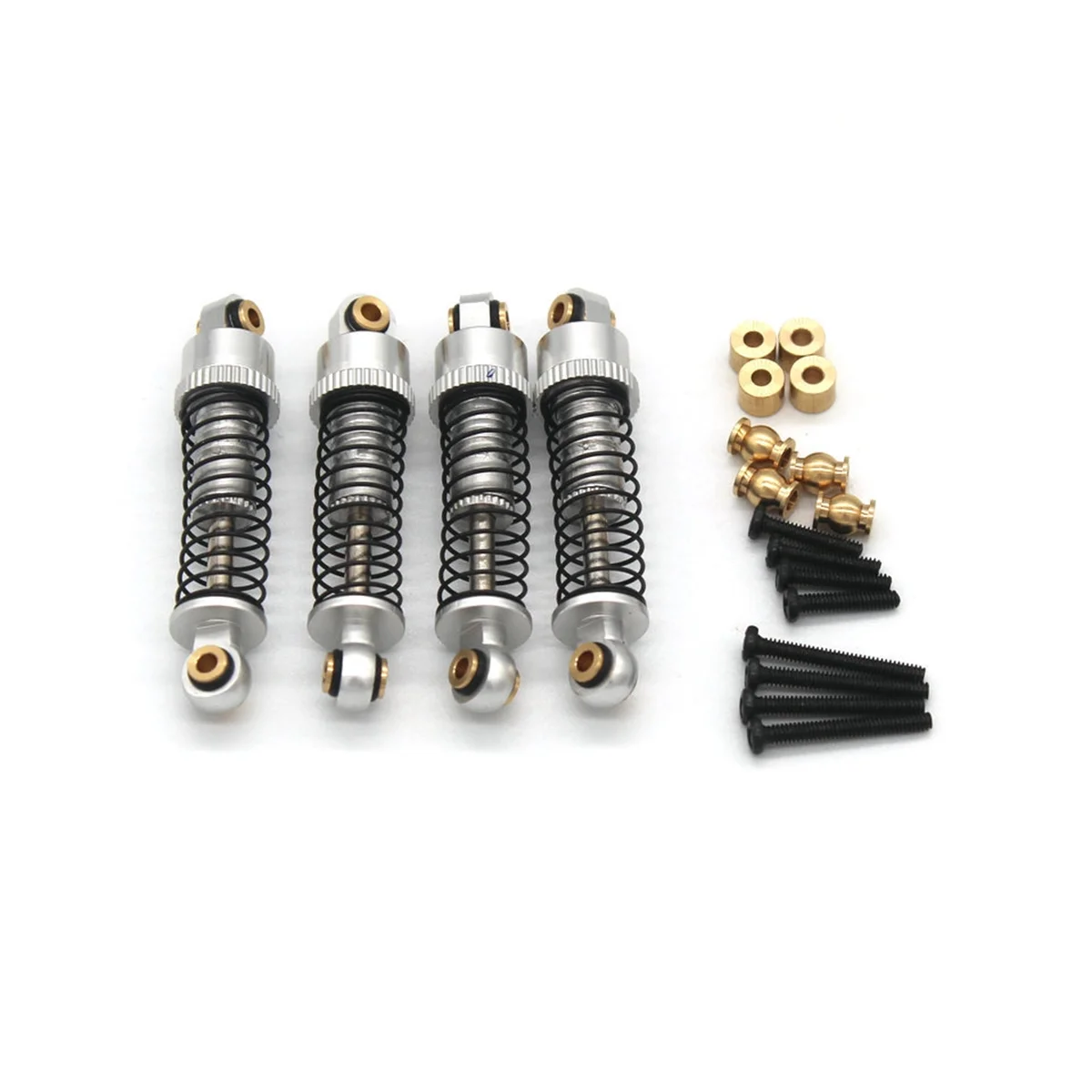 

4Pcs Metal Oil Damper for FMS FCX24 1/24 RC Crawler Car Upgrade Parts Accessories,4