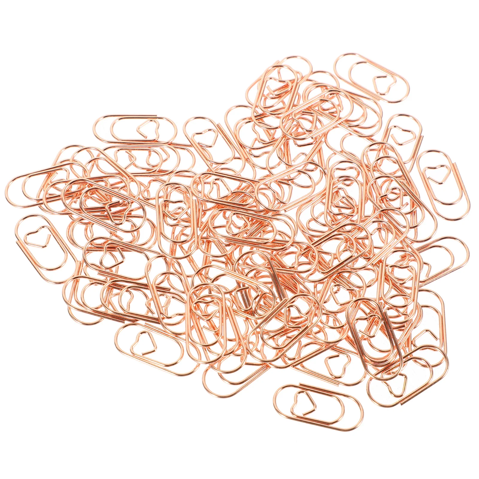 

100 Pcs Paper Clip Document Fixing Clips Mini Knitting Small Office Marking Multi-use