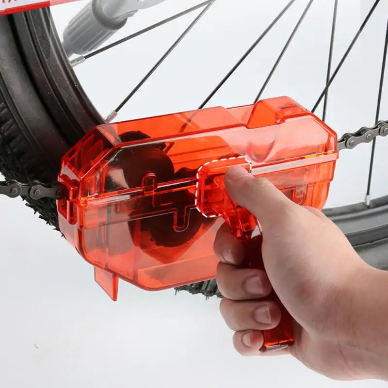 

Bicycle Chain Washer Mountain Cycling Cleaning Kit Portable Bike Brushes Scrubber Chain Maintenance Tool Accessories