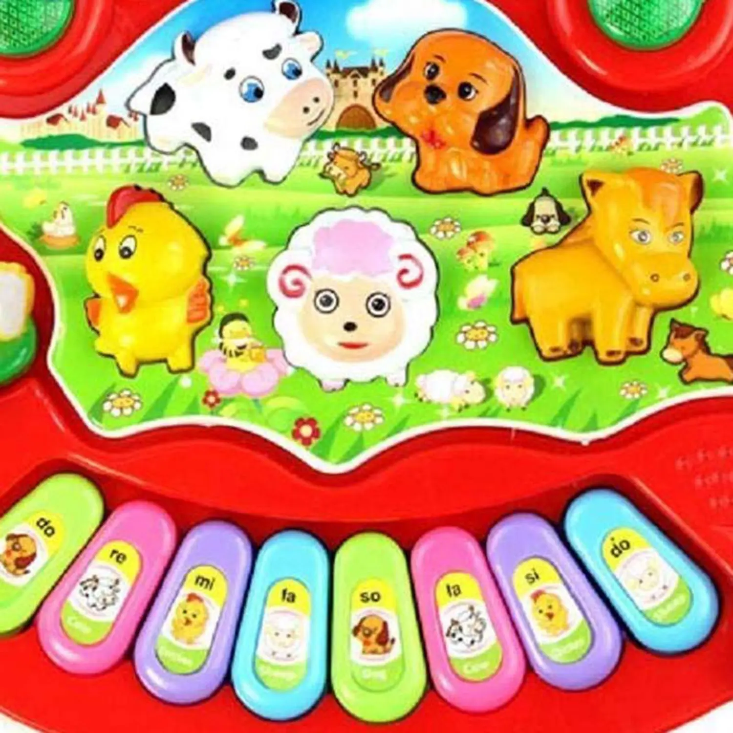 Hot 2 Pcs Early Education 1 Year Olds Baby Toy Animal Farm Piano Music Developmental Toys Baby Musical Instrument For Children, images - 6