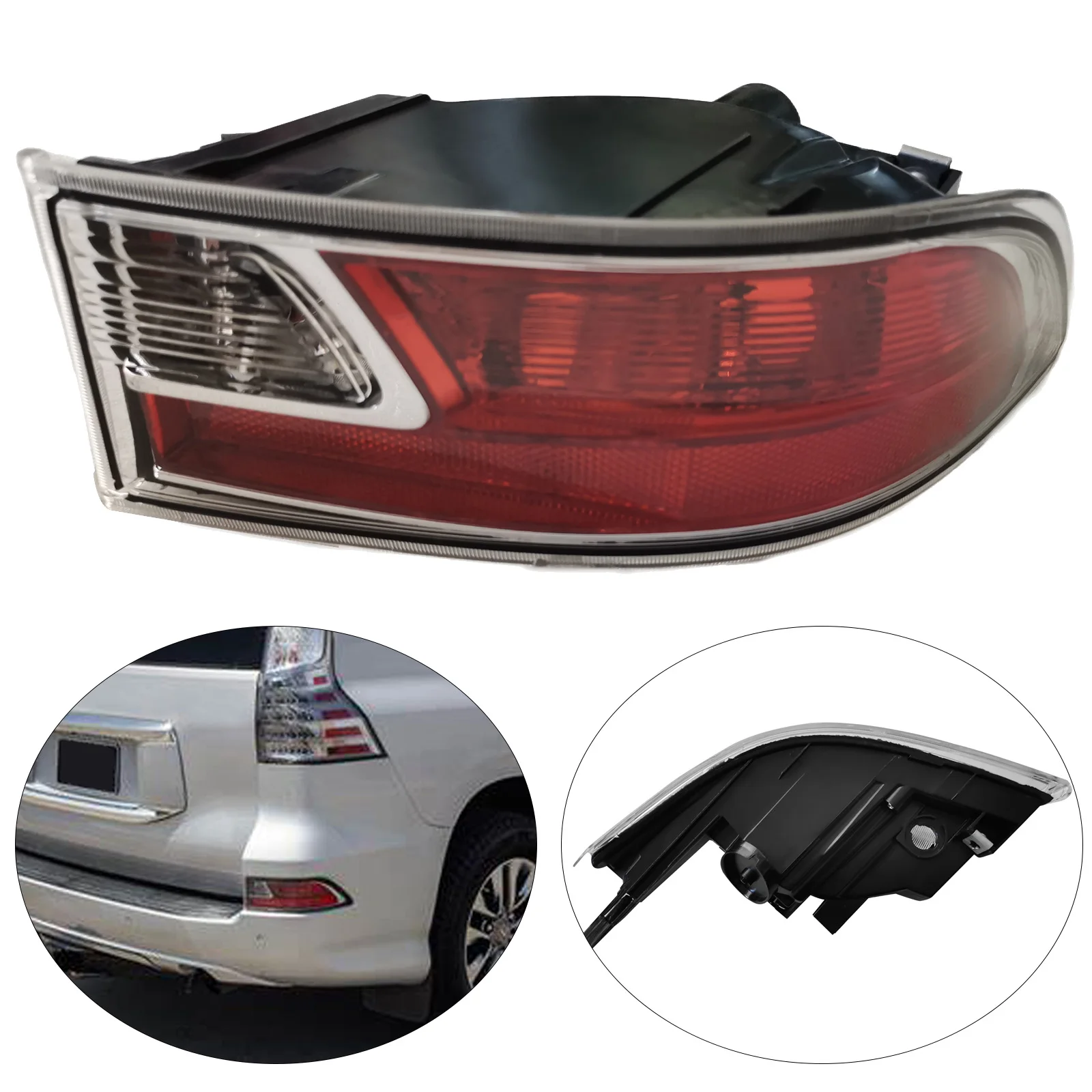 

Right Passenger Side Rear Bumper Light For 14-20 Lexus GX460