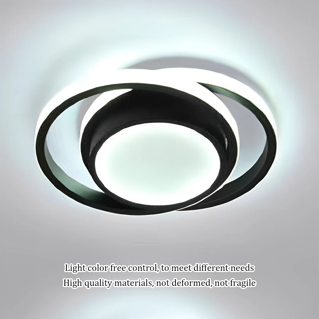 

Aluminium LED Ceiling Lamp Stylish Modern Wall-mounted Club Bar Hallway Corridor Light Lighting Tool Decor Black