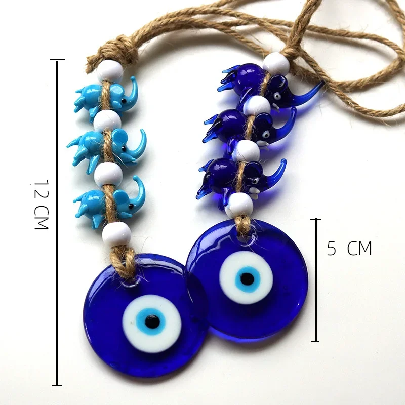 Уникальный стеклянный фон в турецком стиле украшение на стену от сглаза три