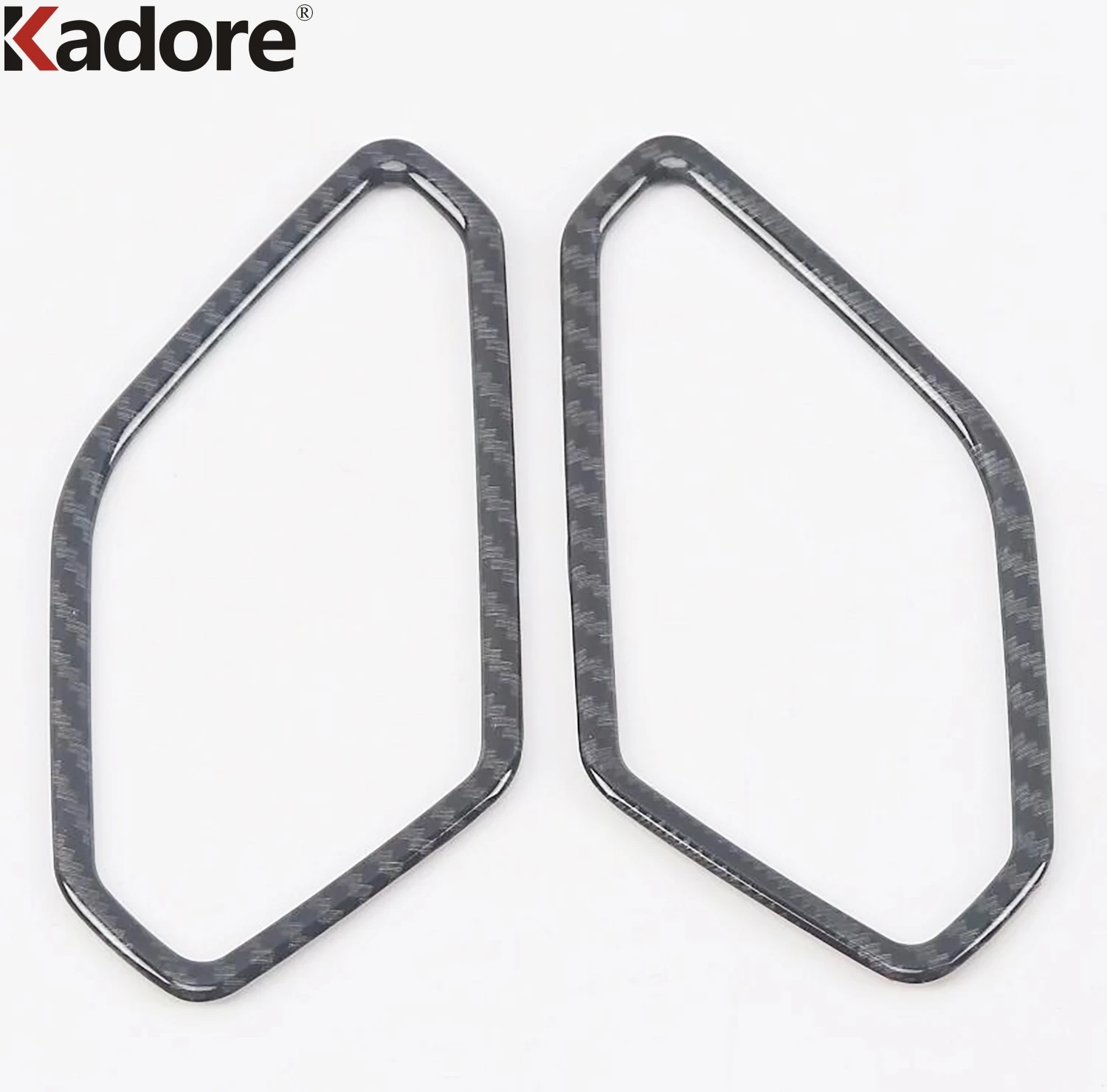 Для Volkswagen VW Tiguan 2017 2018 2019 2020 2021 углеродная Внутренняя дверь аудио крышка динамика