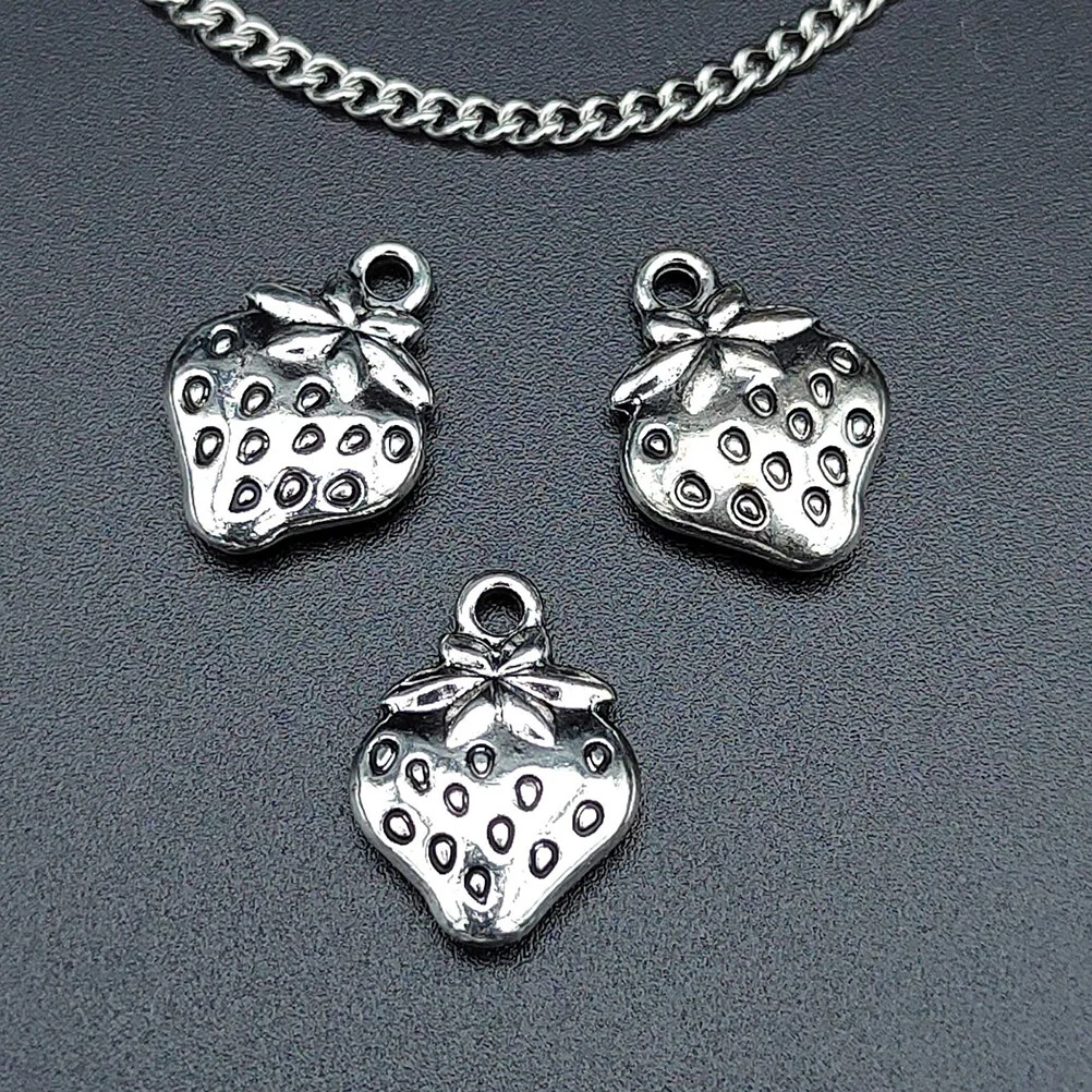 

50 Pcs Bracelet Necklace Pendants Double Sided Earrings Jewelry Decors Alloy Making Charms