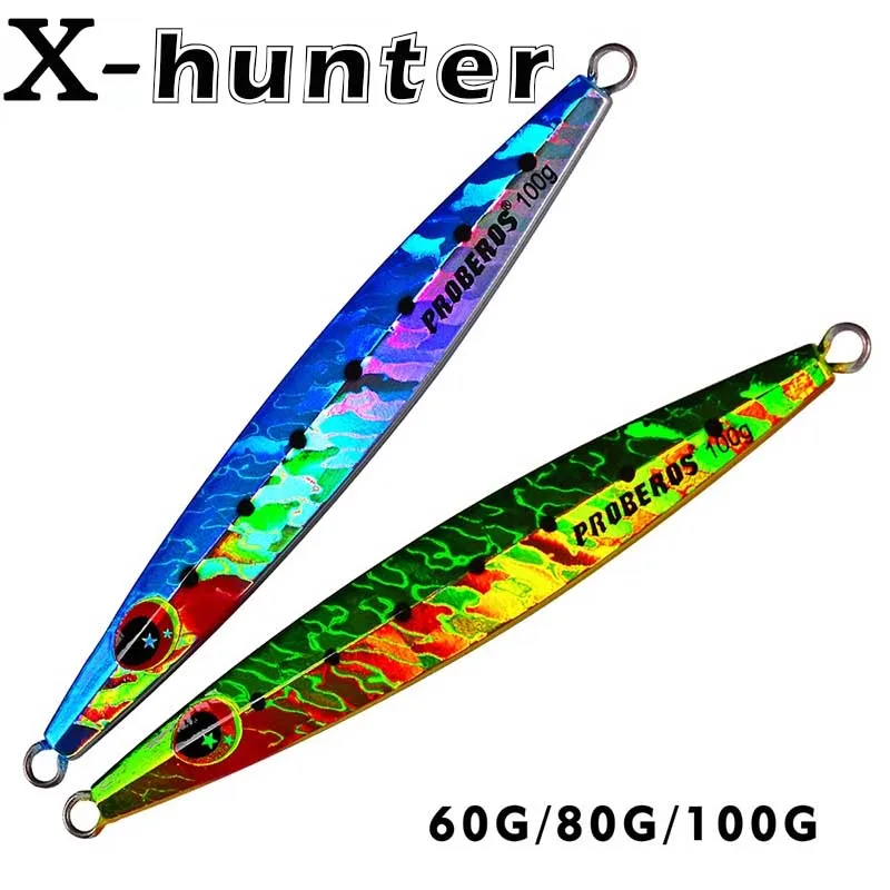 

60g-100g Metal Jig Swimbait Fishing Lures Artificial Hard Wobblers Pesca Tackle With Reflection Material Anti-Rust 3D Vivid Eyes