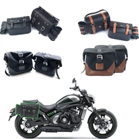 suitable for kawasaki vulcans 650 motorcycle bag motocross sidebag with bracket modified side package motorcycle accessories