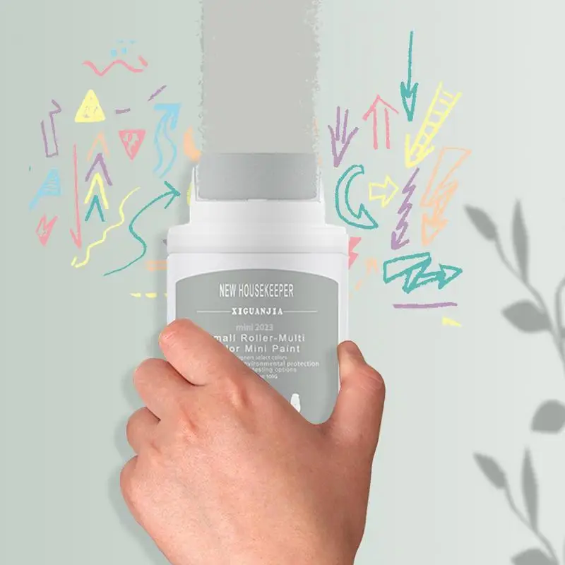 Настенный Рулон краски кисть портативный латексный Маленький Ролик для