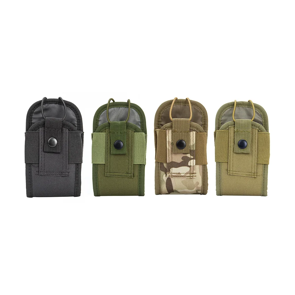 

Wear-resistant Walkie Talkie Waist Bag for Camping Hiking Hunting Climbing Lightweight Hunting Molle Radio Walkie Talkie Pouch