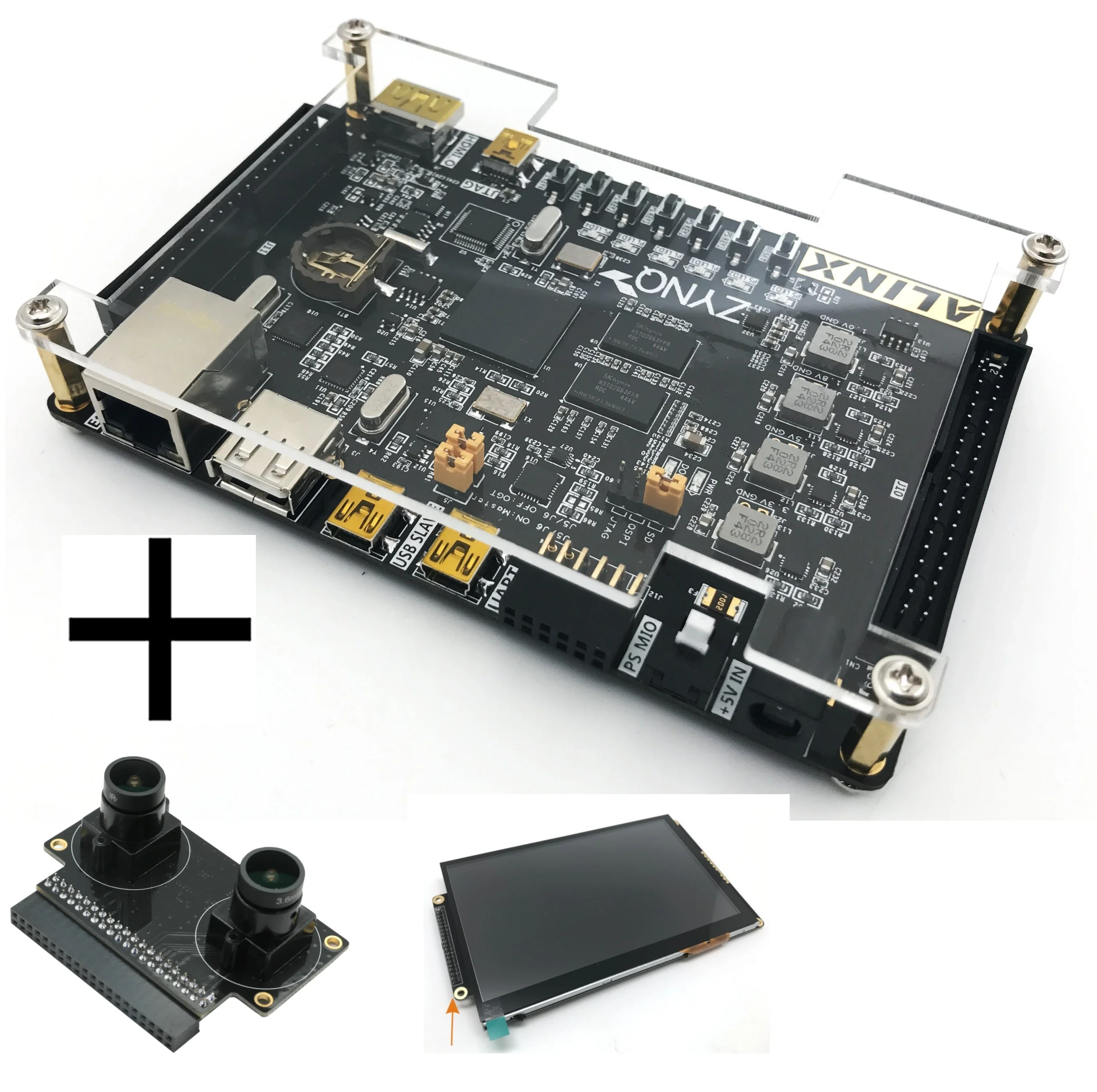 Макетная плата XILINX ZYNQ 7000 7020 XC7Z020 FPGA Марка ARM ALINX (плата + модуль камеры с 2