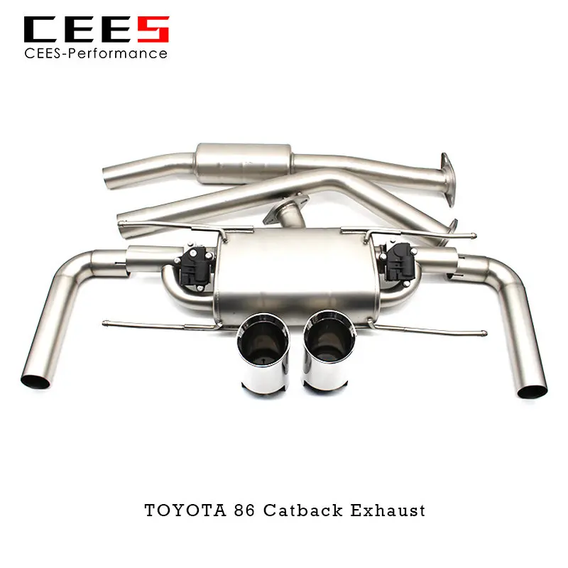 

Выхлопная труба Catback для Toyota FT86/GT86/86 2,0 2012-2019, высокопроизводительный эргономичный глушитель, выхлопная система из нержавеющей стали