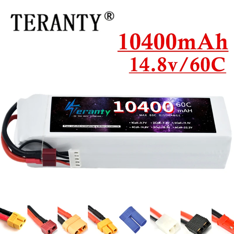 Фонарь 14 8 в 10400 мА · ч 60C Радиоуправляемый аккумулятор с XT60 Deans для фонарей дронов