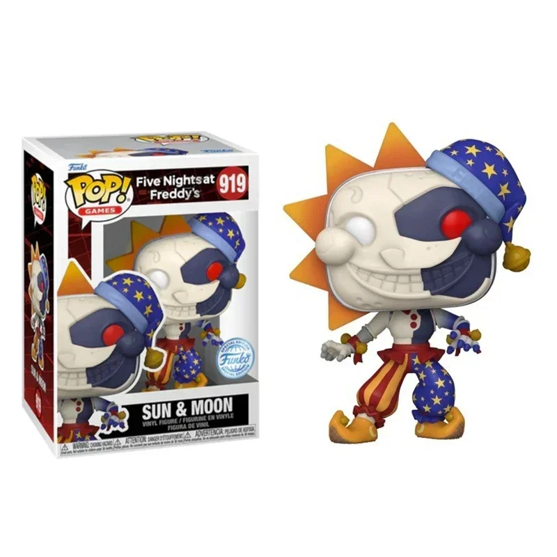 НОВИНКА 2024 года Funko POP Games SUN and MOON # 919 Monsters FIVE NIGHTS AT Freddy's экшн-игрушечные фигурки