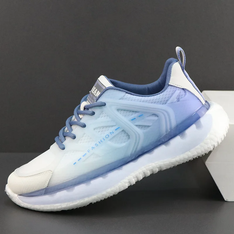 

Men's Trendy Shoes Dad Shoes 2022 Summer New Mesh Shoes Men's Popcorn Bottom Lightweight Shock Absorption Sports Casual Shoes