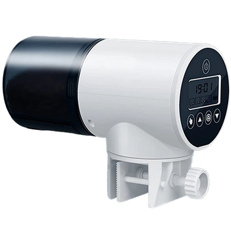 

Автоматическая кормушка для рыб, вращающаяся на 360 градусов Влагонепроницаемая электрическая автоматическая кормушка для рыб, Электронная...