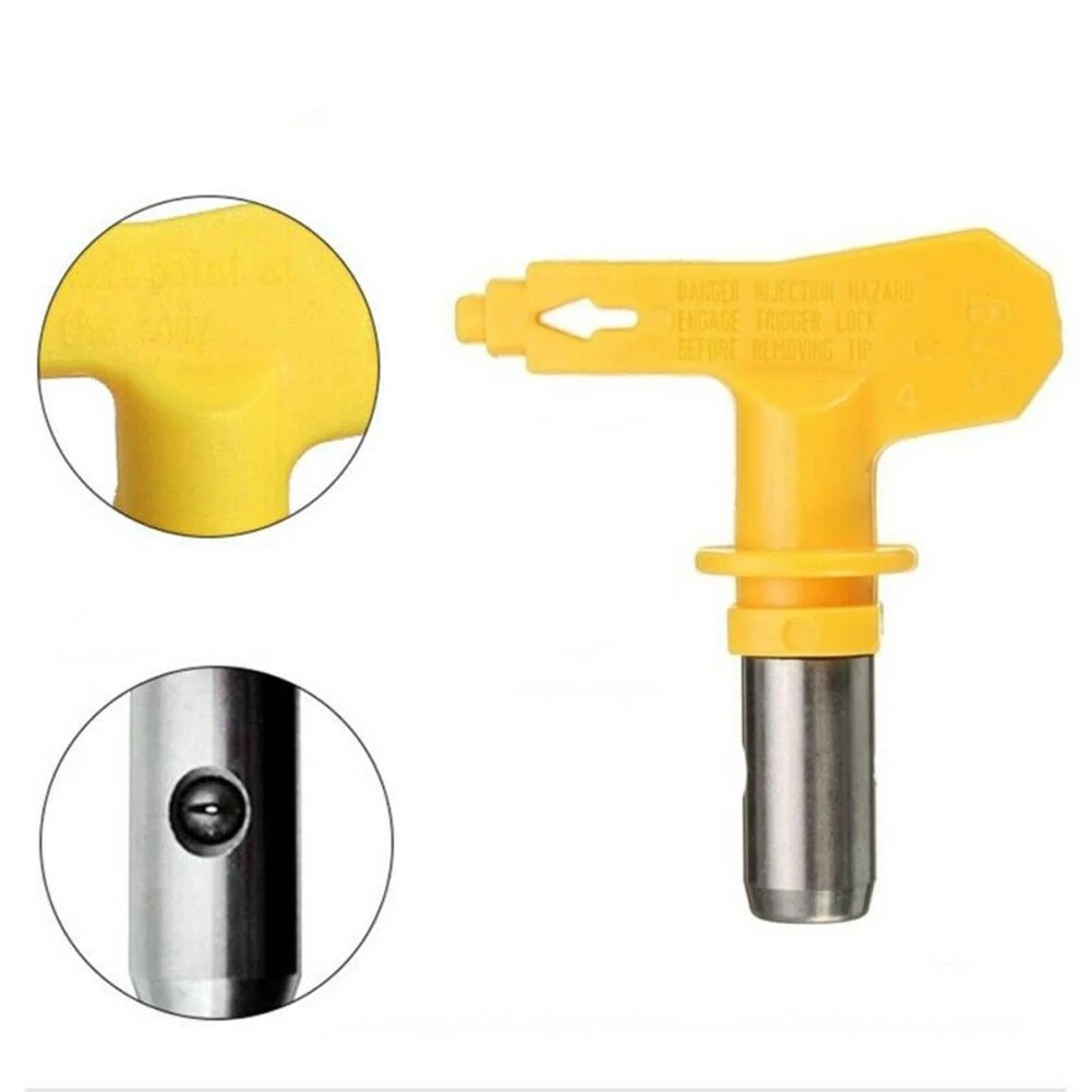 

9 Types Airless Spray Gun Tip Nozzle Useful Reversible Tungsten Steel Airless Paint Spray Gun Tip For High Pressure Spray Gun
