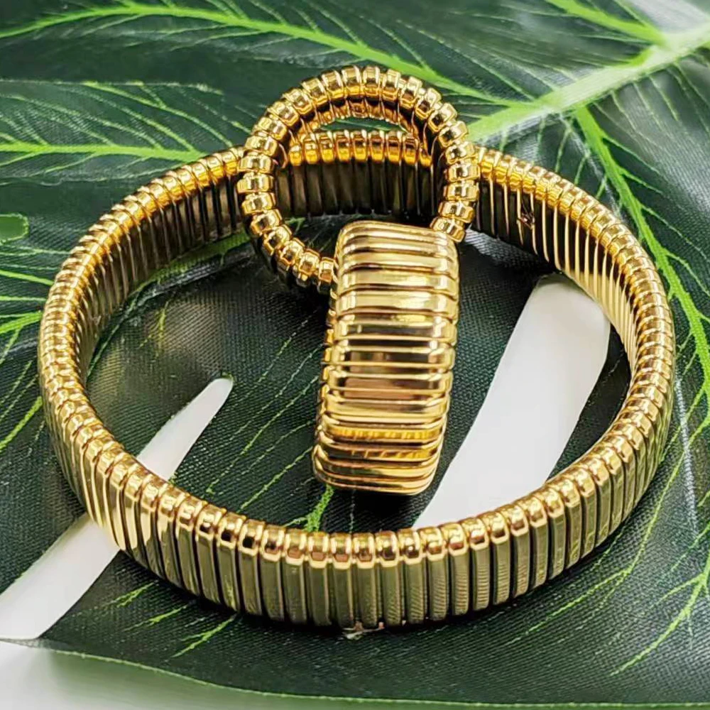 Высококачественная эластичная змеиная цепочка из нержавеющей стали роскошные