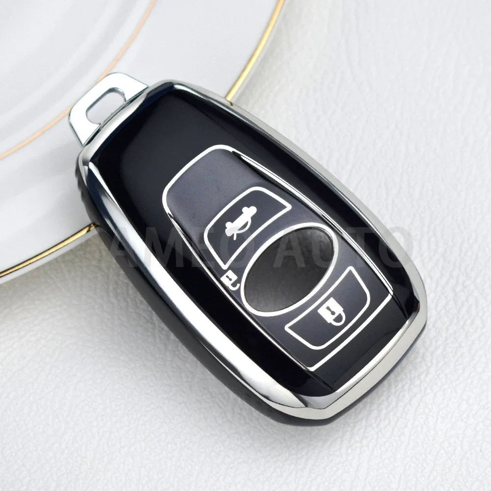 

Чехол для ключа из ТПУ с 3 кнопками для Subaru XV BRZ WRX Legacy Impreza Forester Levorg