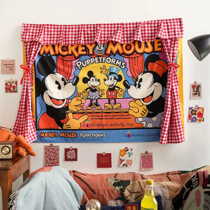 Гобелен с изображением Диснея Микки Мауса мультяшный фоновый рисунок со Снупи