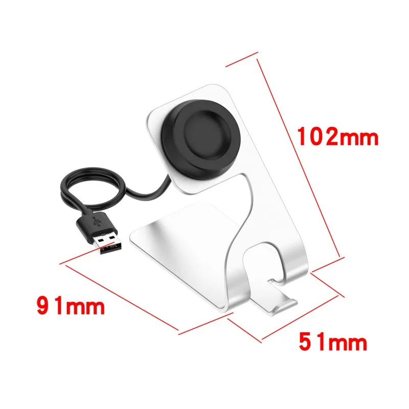 Фото Подставка для зарядки Matal для часов Huawei D2 GT5 Pro 46m 42 мм, часы GT5 46 мм, 41 мм, зарядная станция USB A для часов GT4 GT3, держатель №4