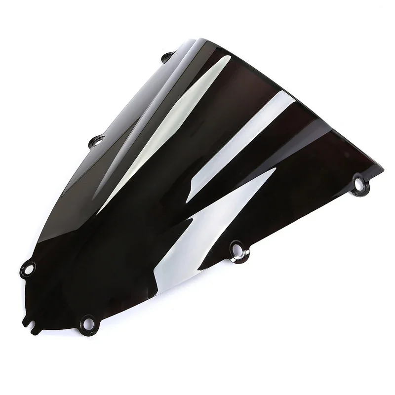 Мотоциклетное черное двойное пузырьковое ветровое стекло экран ABS подходит для