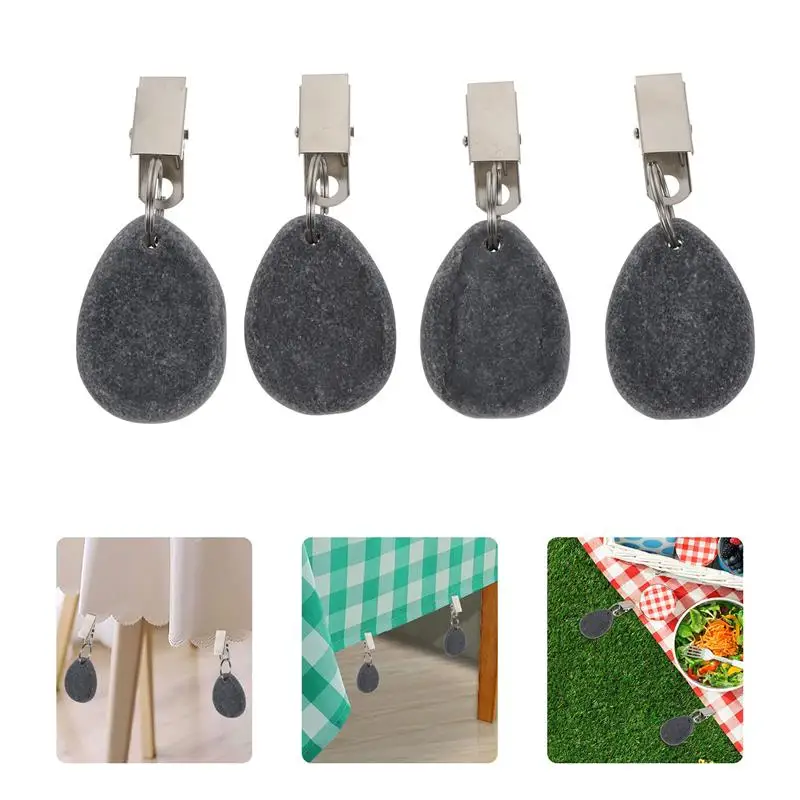 

4pcs Delicate Table Cover Weights Table Cloth Pendant Creative Tablecloth Holder