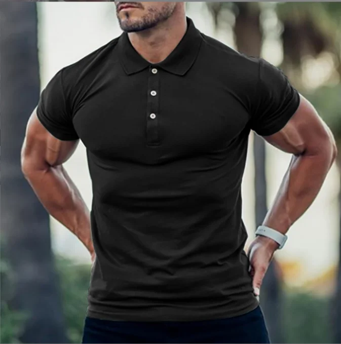 

Мужские хлопковые шорты, рубашка с коротким рукавом, повседневная одежда, Новинка лета 2022