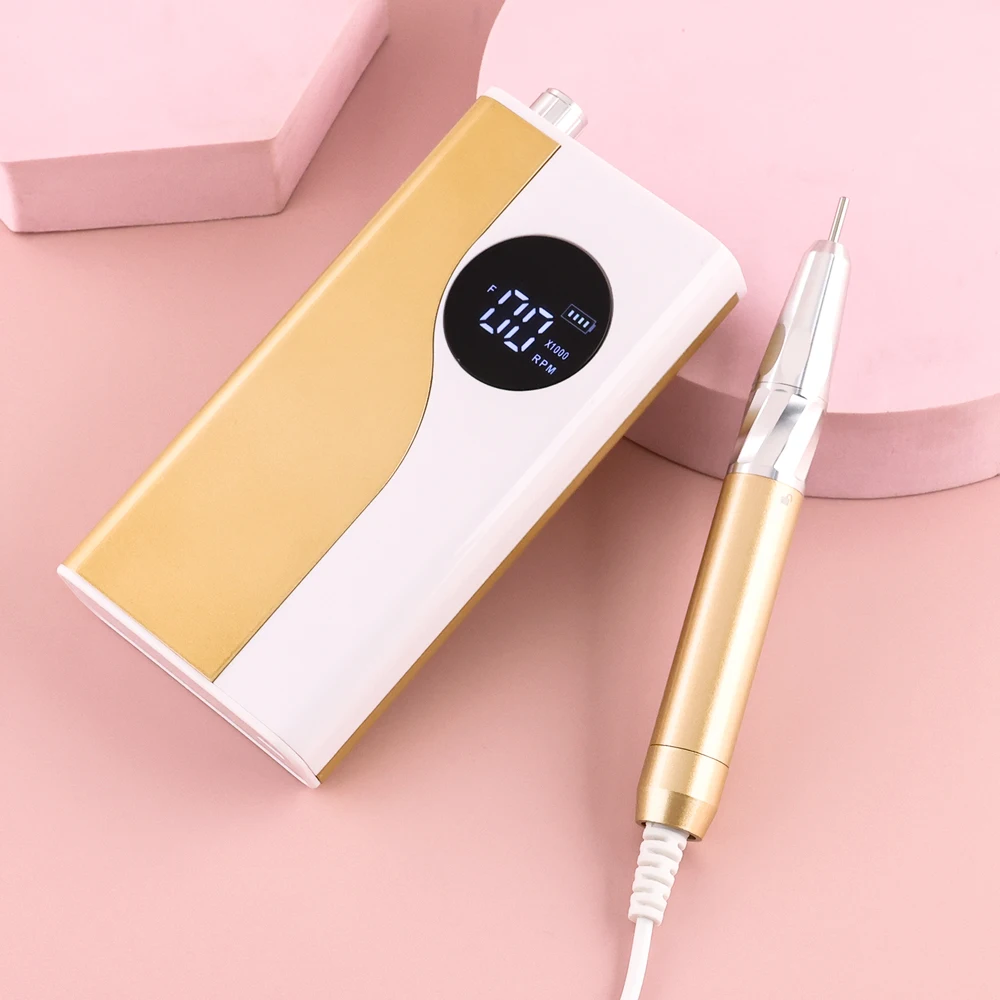 Бесщеточная дрель для ногтей 35000 об/мин 85 Вт перезаряжаемая электрическая
