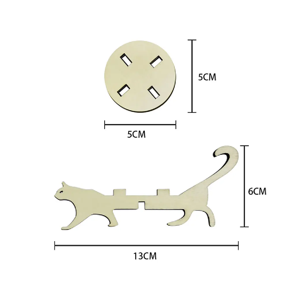 Деревянная подставка для кошек цветов планшетов сочных стеллаж украшения