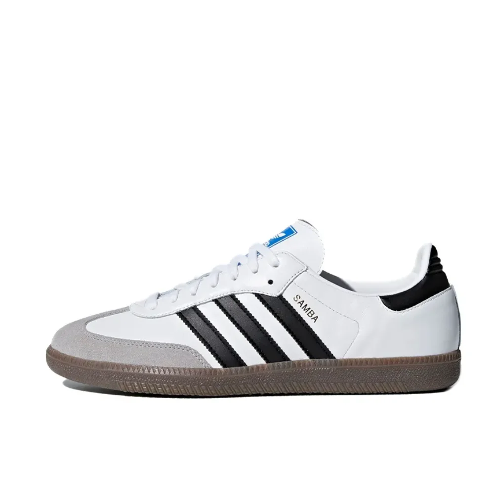 Adidas New Samba OG Low Men and Women Sneaker Classic Retro Board Shoes Fashion Breathable Sneakers Black &amp White