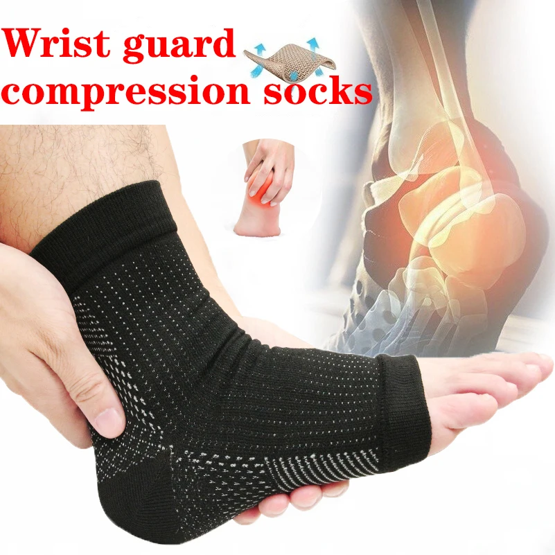 

1/2 Pair Foot Sleeves Anti Fatigue Relieve Pain Sports Socks Foot Compression Sock Ankle Comfortable Outdoor Breatheable Support