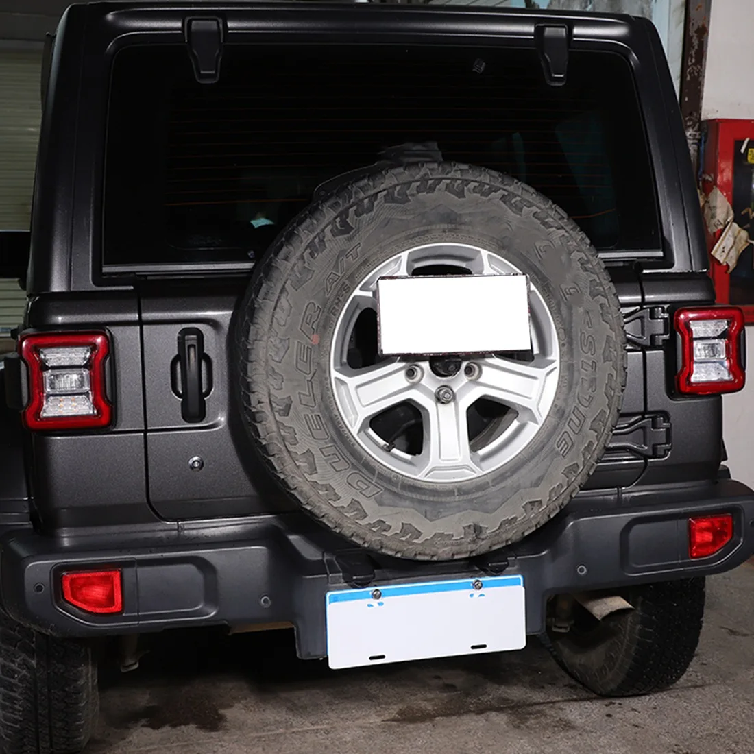 Задний запасной кронштейн для крепления номерного знака Jeep Wrangler JK JL 2007-2022