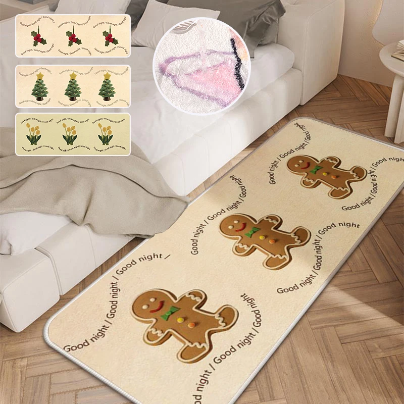 

Милый водонепроницаемый коврик для украшения спальни, коврики для ванной комнаты, напольный коврик с принтом, мягкий коврик для входной двери