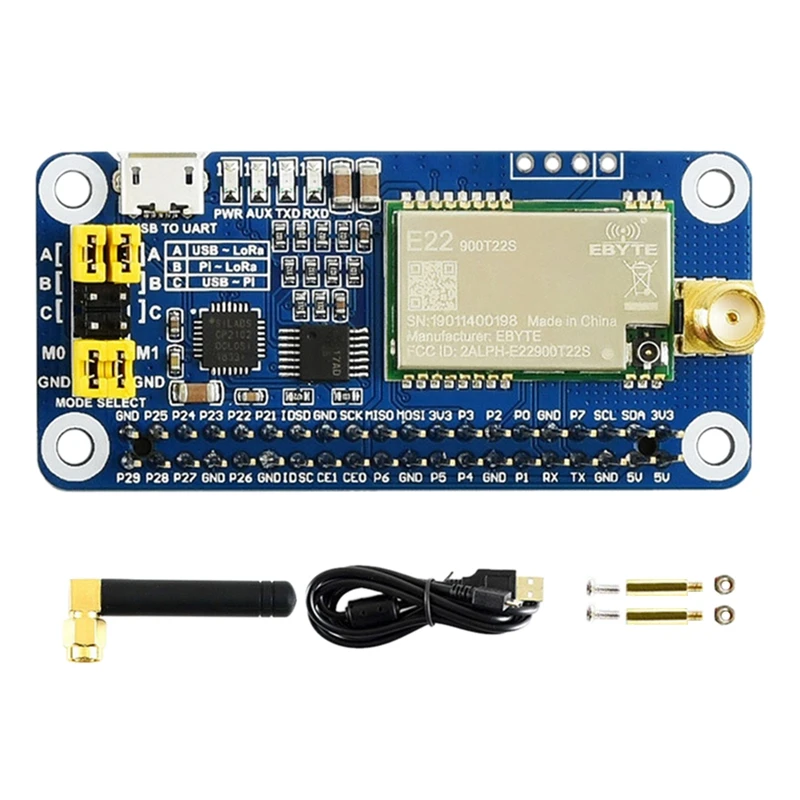 

Lora HAT для плат серии Raspberry Pi, модуль связи с частотой передачи данных