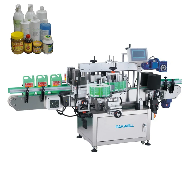 

Automatic Adhesive Sticker Round Bottle Labeling Machine Price