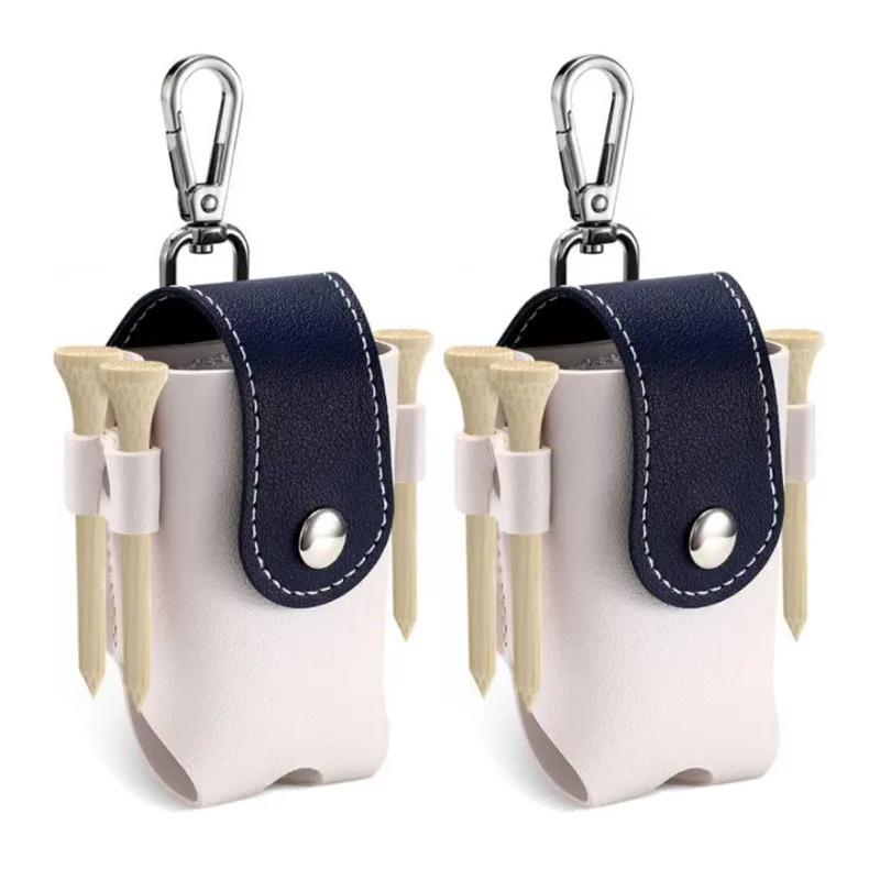 Storage Bag Tee Holder Pu Leather Portable Small Pouch Garde