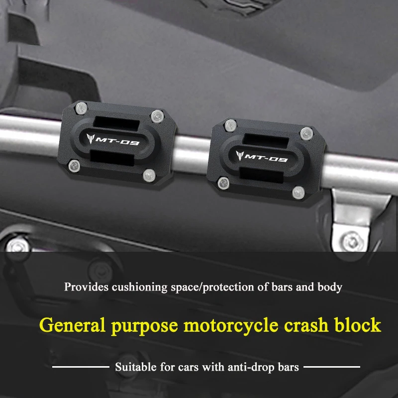 Фото Для Yamaha MT07 MT09 MT03 MT10 Tracer MT 03 07 09 10 MT-09 SP Защита бампера двигателя мотоцикла защита Бампера 2021 2023 2024 №4