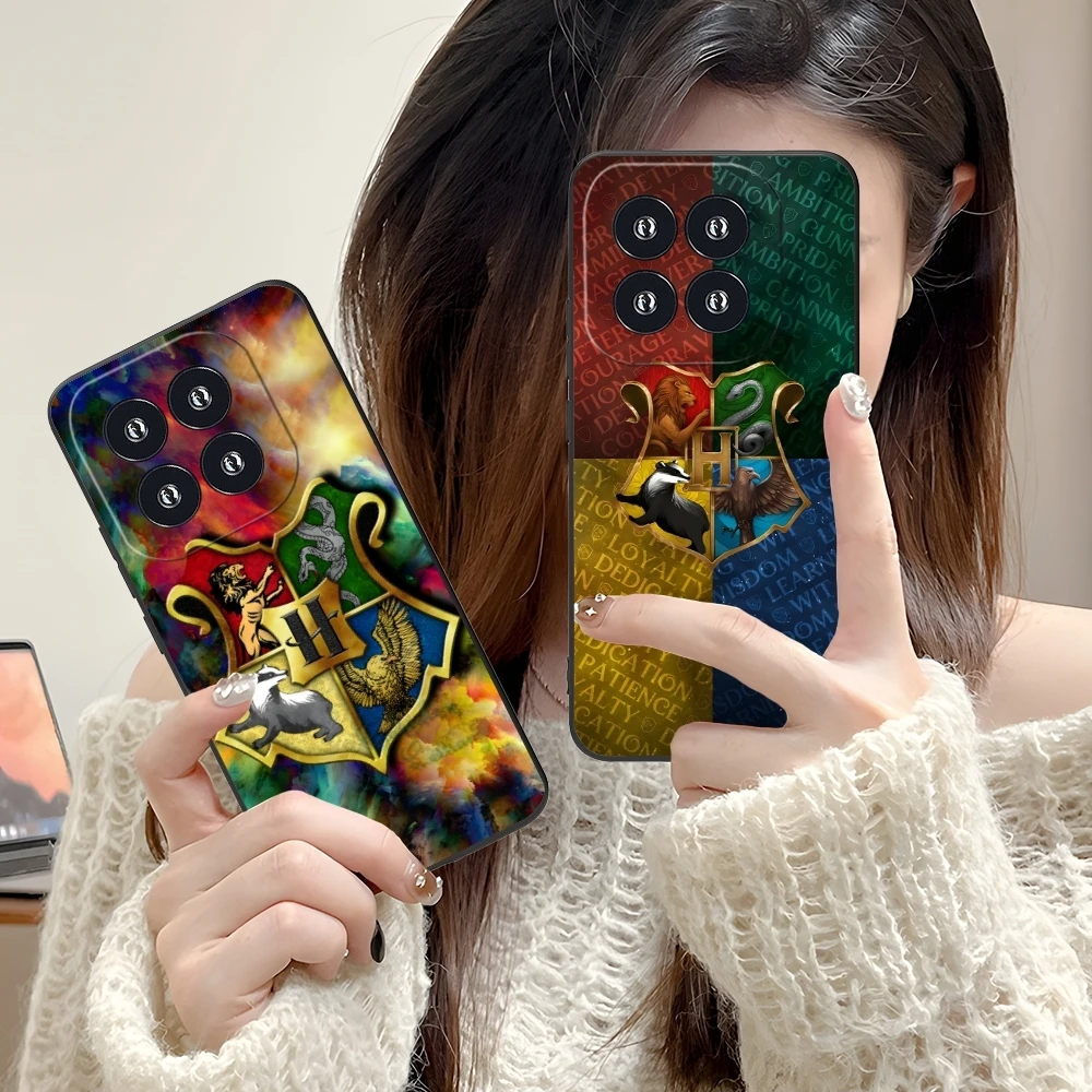 Чехол для мобильного телефона с рисунком H-Хогвартс Xiaomi 14 13 12 11 10 9 T Ultra Lite Pro S SE X 5G