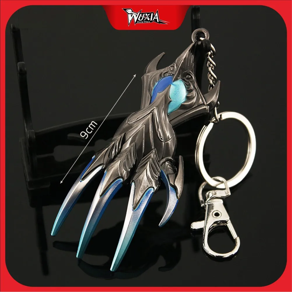 

Douluo Continent Weapon Dai Mubai White Eyed Demon Tiger King Soul Bone Keychain Samurai Sword Katana Model Toy for Boy Gift