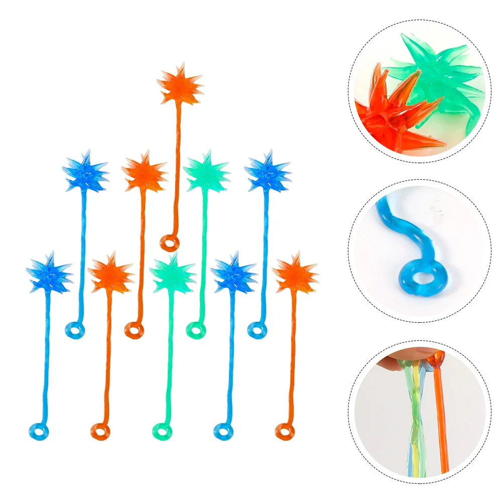 

20 шт. игрушки для декомпрессии яиц сенсорный фиджет липкий молоток ностальгия анти тревога силикагель для детей