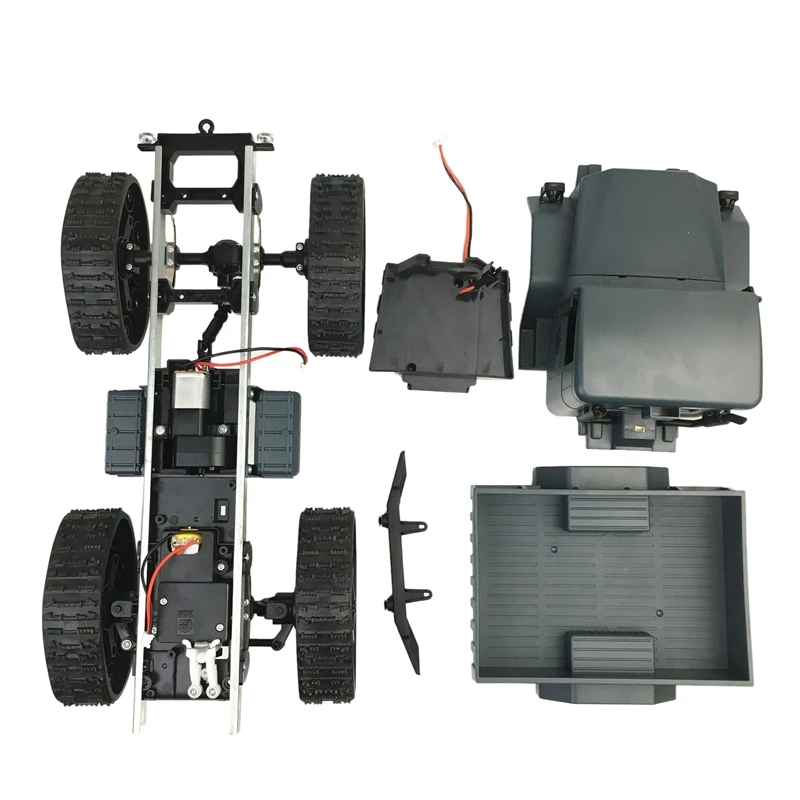 

Remote Control Crawler Wheel Robot Chassis Truck Four-Wheel Drive Climbing DIY Modification Kit Children's Robot Toys