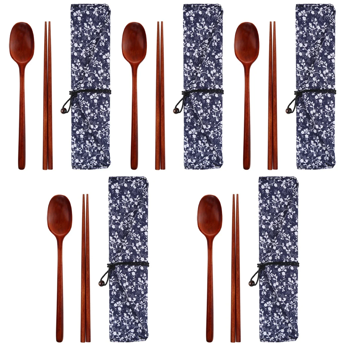 

5 Sets of Cutlery Japanese Style Cutlery Camping Cutlery Supplies